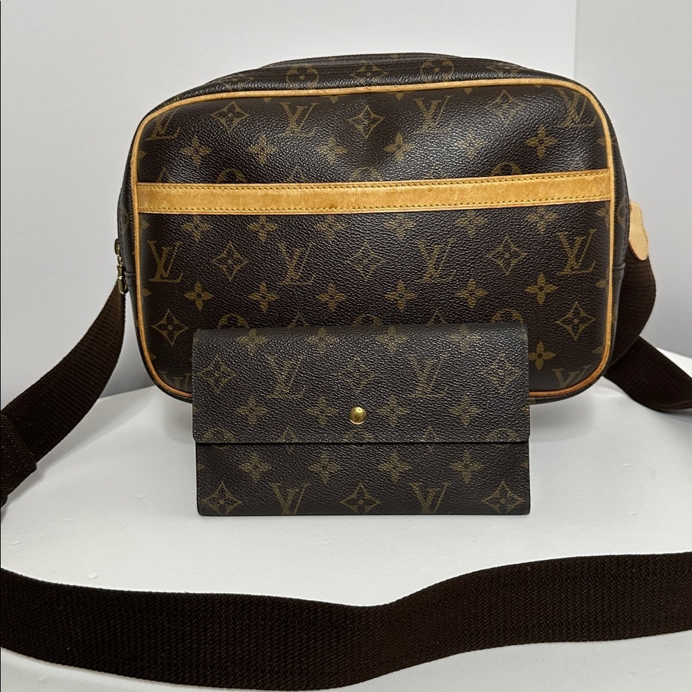 💯 Authentic Louis Vuitton Reporter  w/ Free LV Wallet🍀 - Picture 16 of 16
